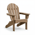 Fauteuil de jardin Adirondack 83 x 80 x 98 cm en bois marron avec accoudoirs